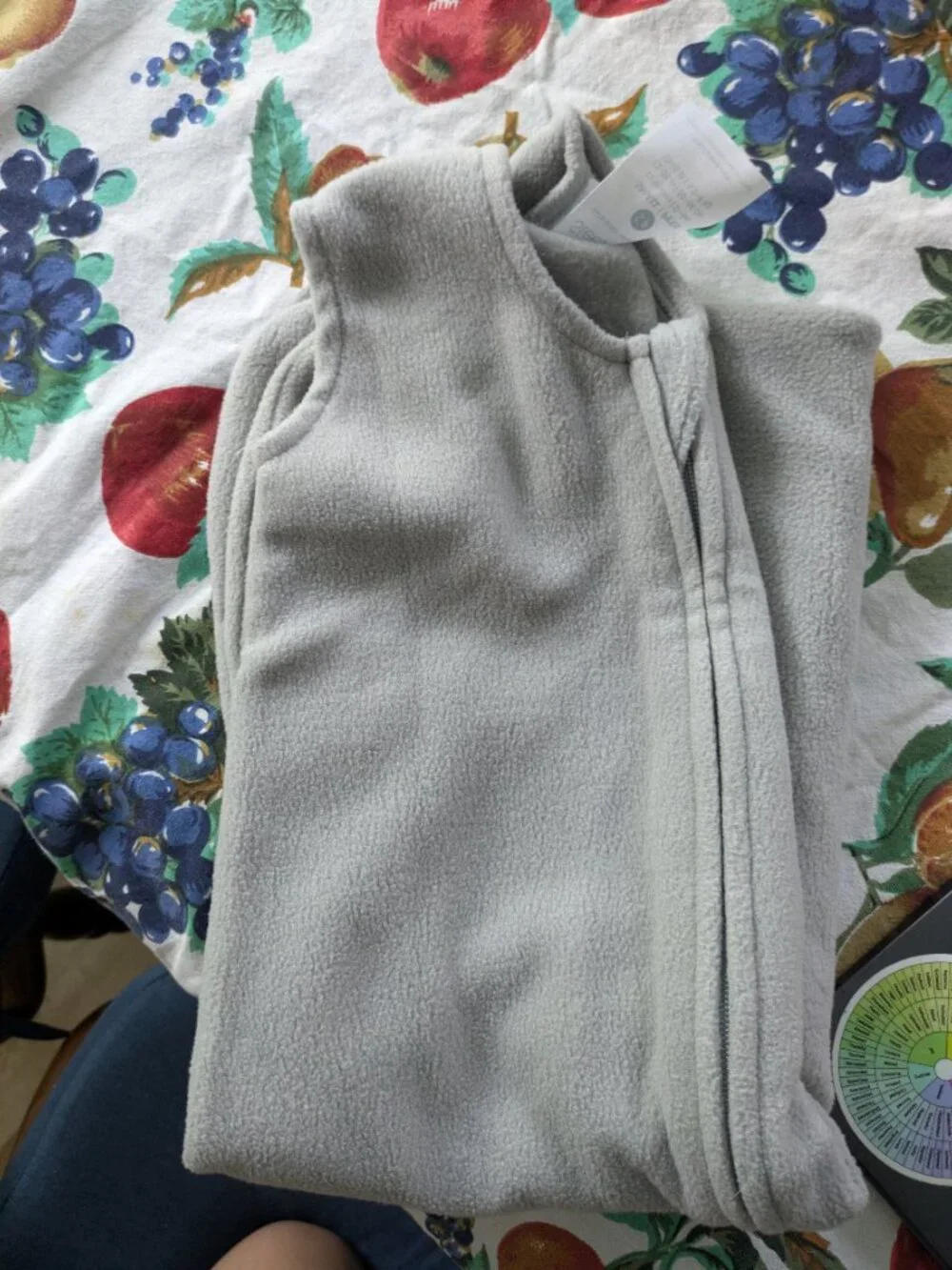 Halo micro-fleece sleep sack. NWOT. Gray. Size Small (birth to 6 months)